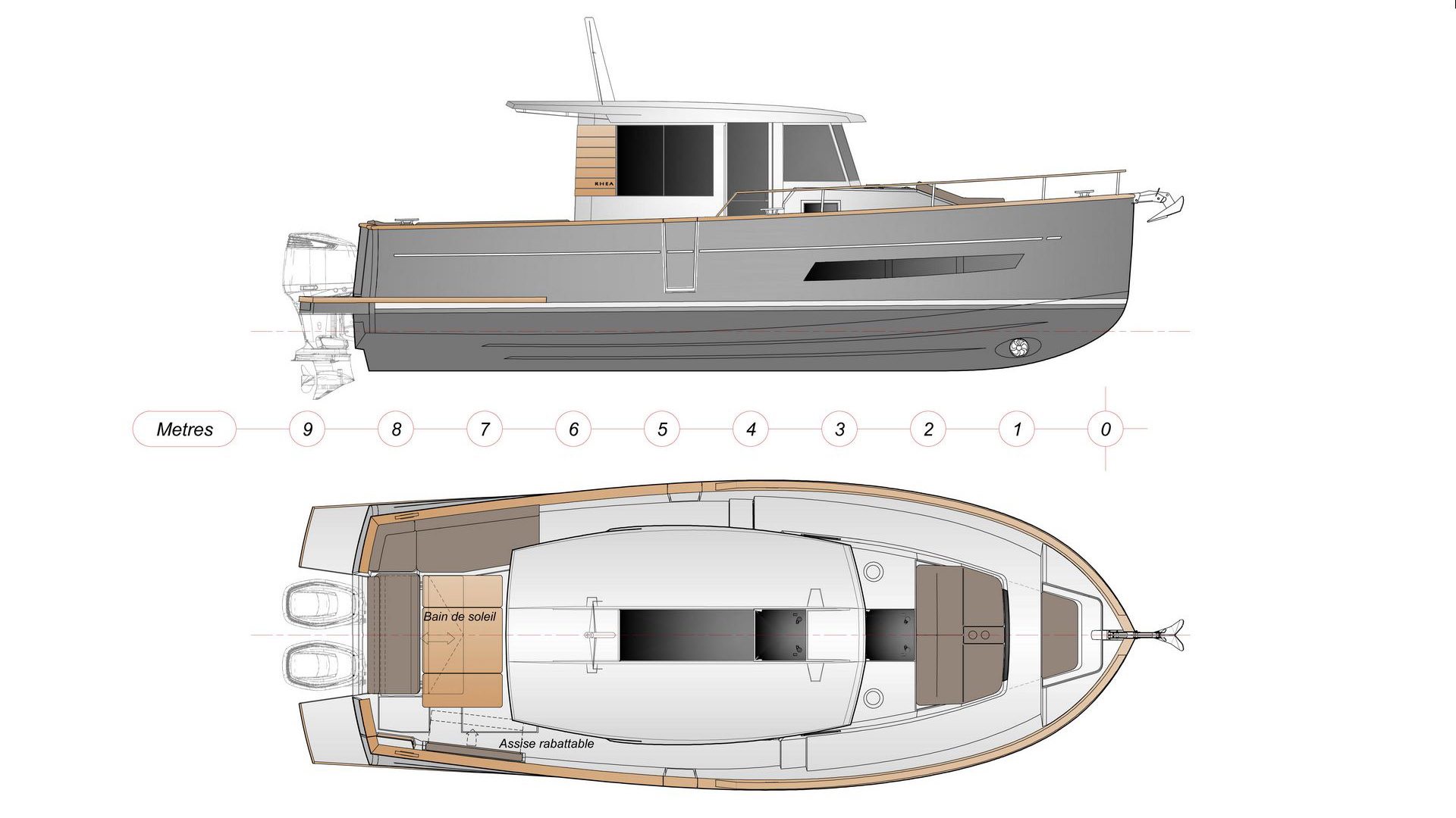 RHEA MARINE 32 TIMONIER