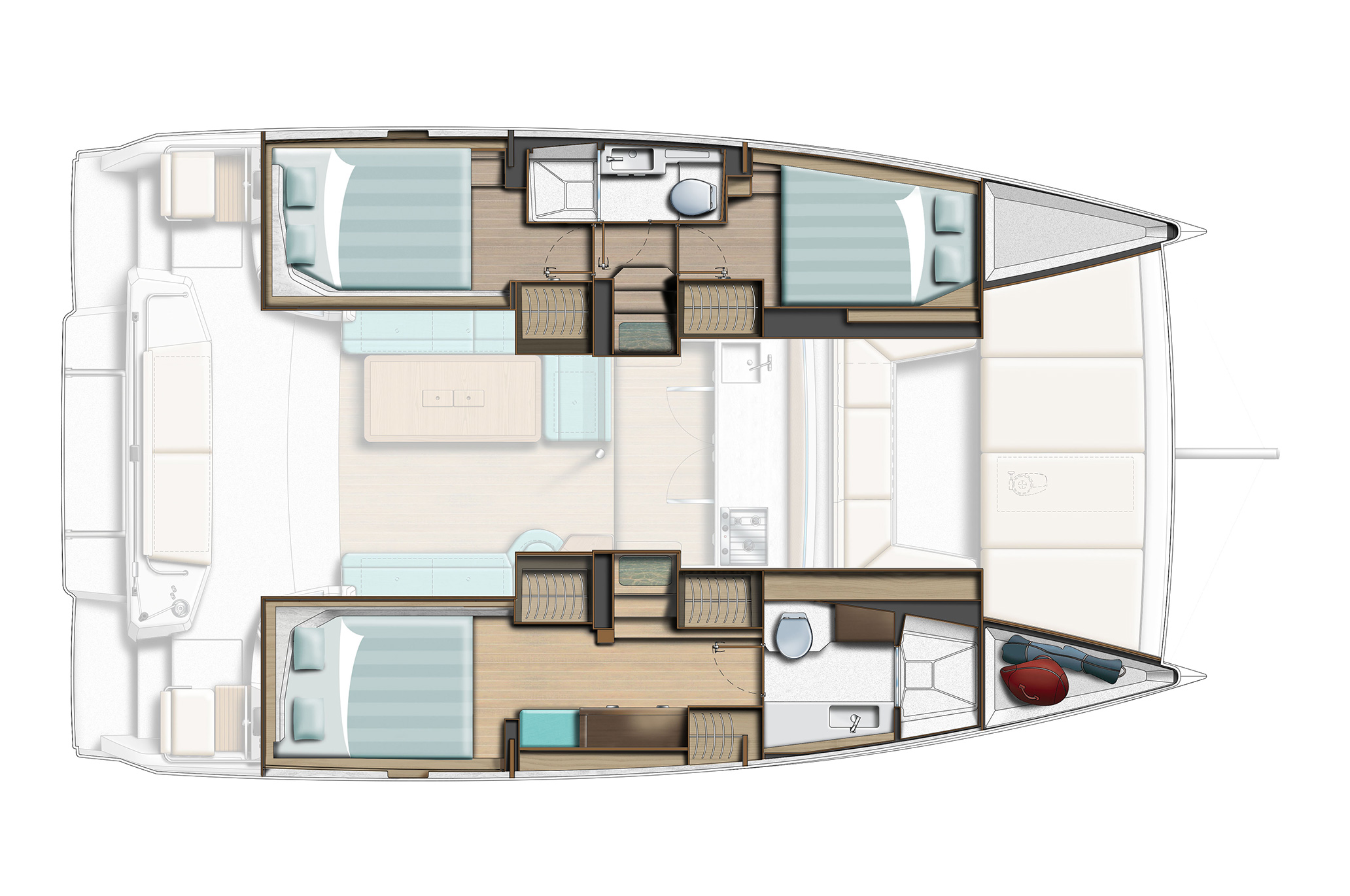 configuration-en-3-cabines-catamaran-bali-catsmart